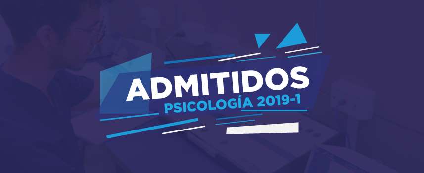 Listado de admitidos a Psicología (2019-1)